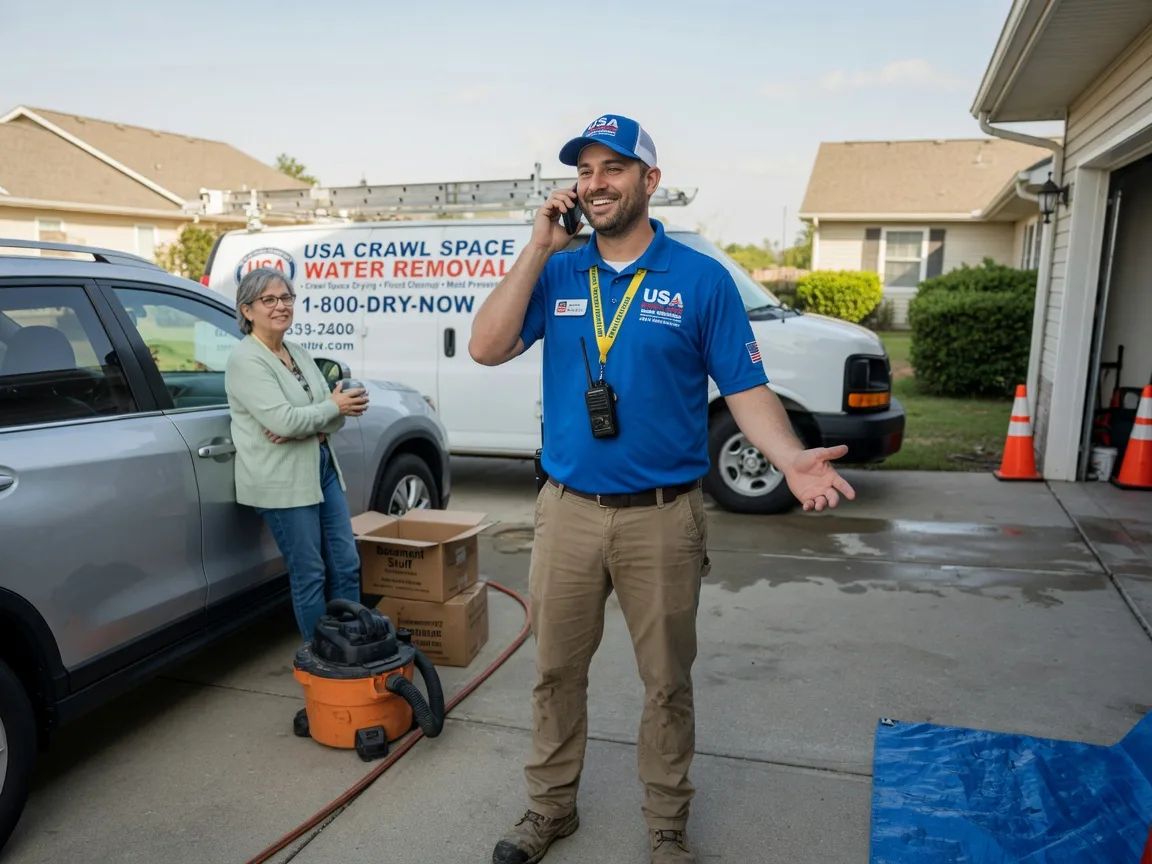 Crawl Space Water Removal Benton, MS FAQs